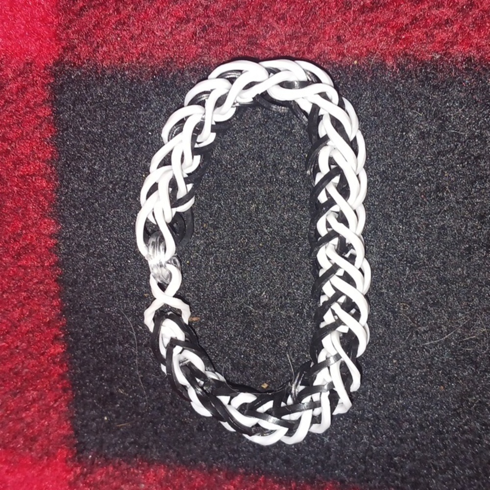 Rainbow loom French braid bracelet